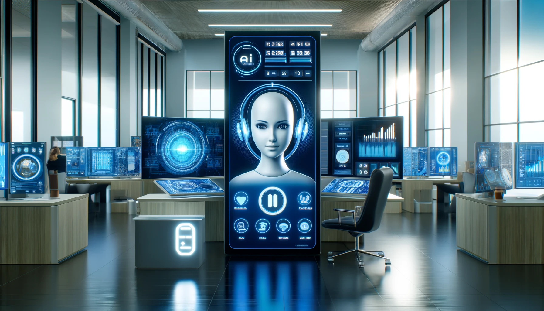 AI voice assistant interface AI voice assistant interface